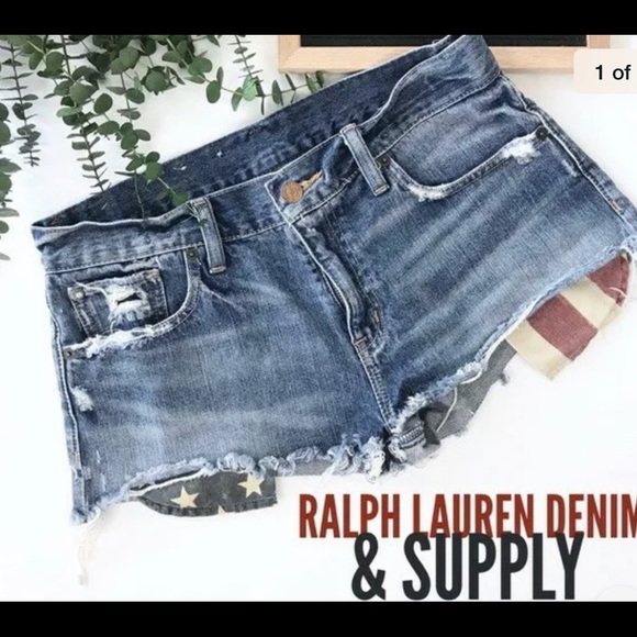 Ralph Lauren Denim Shorts NWT - Picture 2 of 6